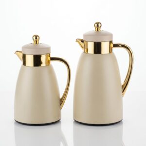 Lavin Luxury Flask Set 0.7ML+1L/ Arabic Fashion Coffee (Kawa) & Tea Thermos / ABS Body / Premium Glass Inner / Hot&Cold / HB - Image 3