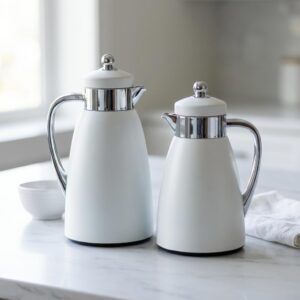 Lavin Luxury Flask Set 0.7ML+1L/ Arabic Fashion Coffee (Kawa) & Tea Thermos / ABS Body / Premium Glass Inner / Hot&Cold / HB - Image 16