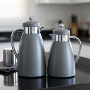 Lavin Luxury Flask Set 0.7ML+1L/ Arabic Fashion Coffee (Kawa) & Tea Thermos / ABS Body / Premium Glass Inner / Hot&Cold / HB - Image 10