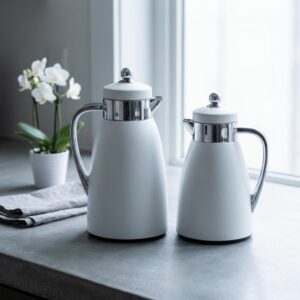 Lavin Luxury Flask Set 0.7ML+1L/ Arabic Fashion Coffee (Kawa) & Tea Thermos / ABS Body / Premium Glass Inner / Hot&Cold / HB - Image 18