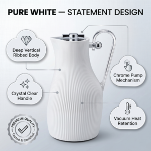 Lavin Luxurious Life Brand-1L Flask / Pink Glass/ Transparent Handle/HB Collection - Image 7