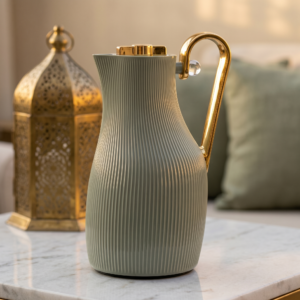 Lavin Luxurious Life Brand-1L Flask / Pink Glass/ Gold Handle/HB Collection - Image 3