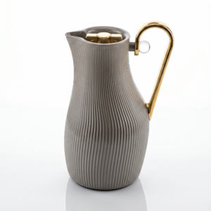 Lavin Luxurious Life Brand-1L Flask / Pink Glass/ Gold Handle/HB Collection - Image 11