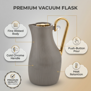 Lavin Luxurious Life Brand-1L Flask / Pink Glass/ Gold Handle/HB Collection - Image 12