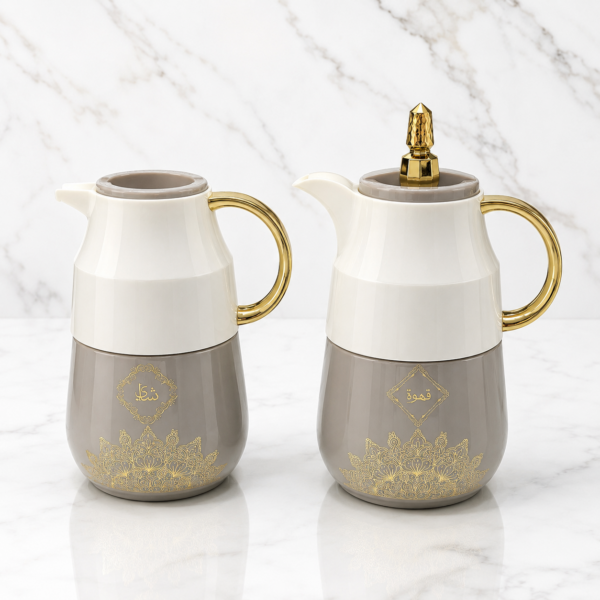 01 Hero Gray Gold 1 0L Set Glossy Marble Home Basics