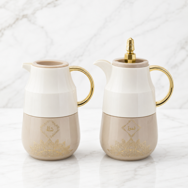 02 Hero Beige Gold 1 0L Set Glossy Marble Home Basics