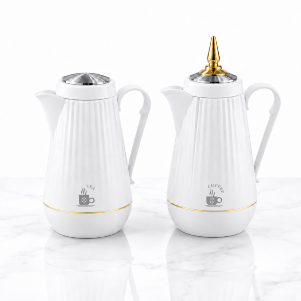 02 Hero White Set Tea Coffee Logos Glossy White Home Basics