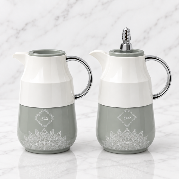 08 Hero Sage Light Gray Silver 1 0L Set Glossy Marble Home Basics