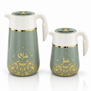 Lavidar Brand-Set of 2 pieces flask Tea&Coffee/500ML+1L/Inner Glass/HB Collection - Image 6